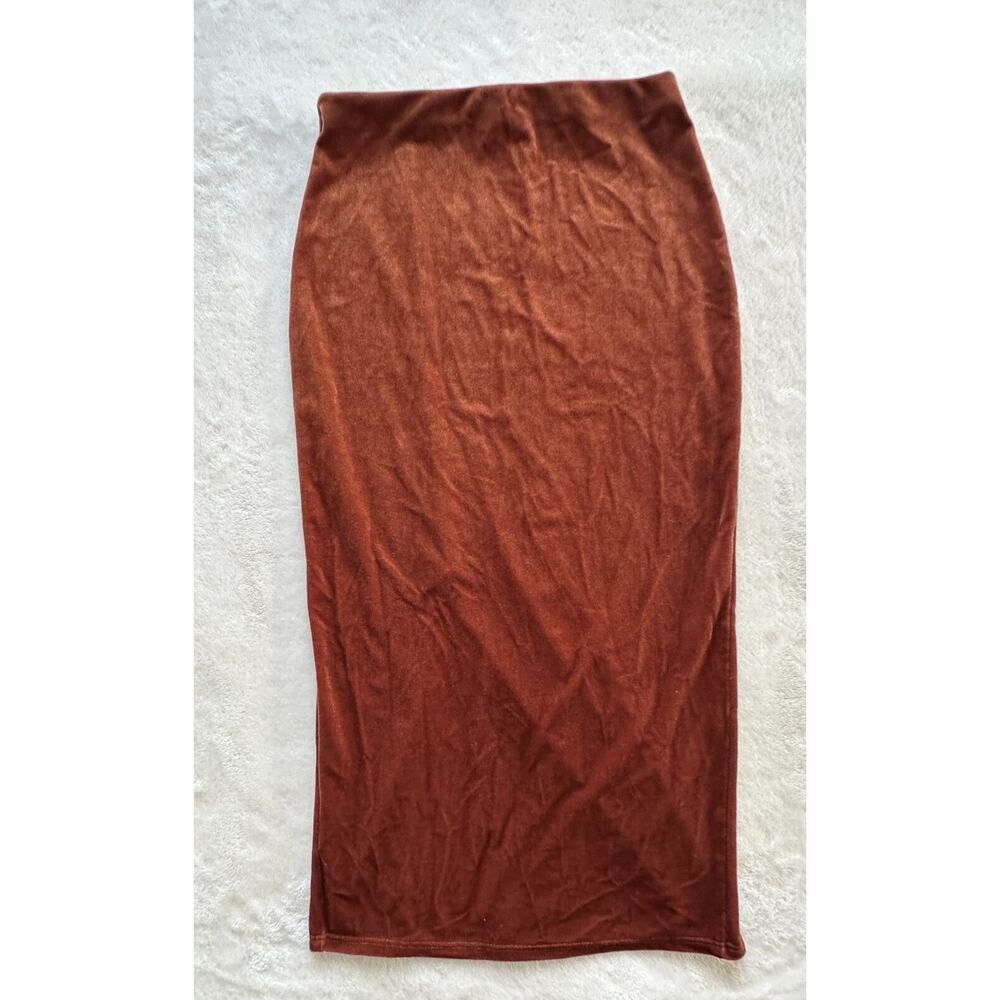 Mezzanine brown Velvet Skirt XS‎